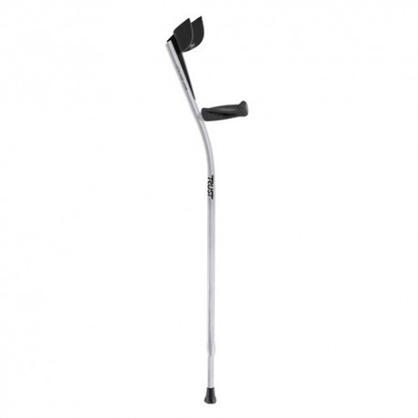 Silver and Black Let's Twist Again Crutches