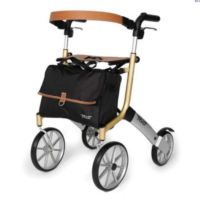 Let's Go Out Rollator Beige Let's go out rollator beige and silver