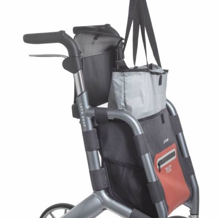 Lets Fly Rollator Fabric Bag travel bag with zipper Live Well Now