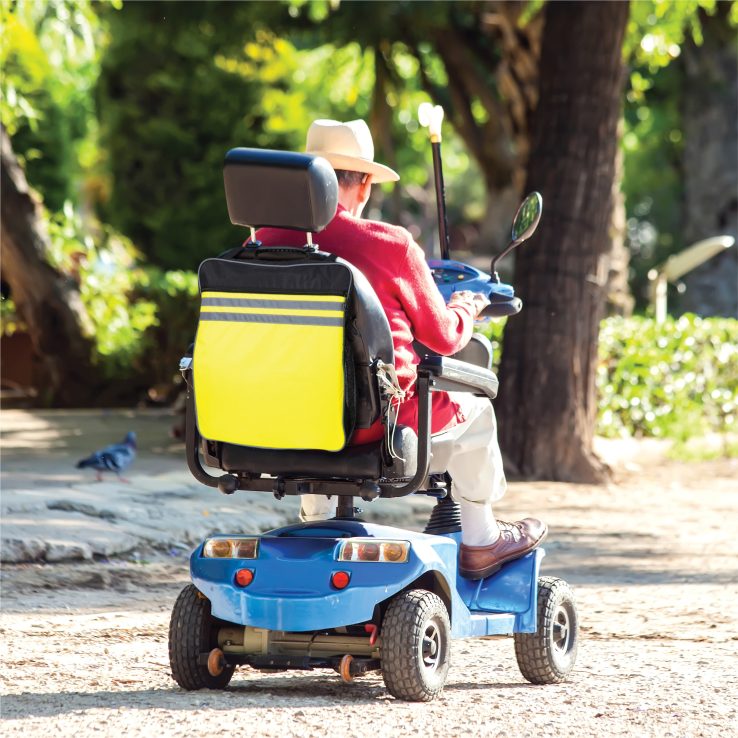 High Visibility Reflective Scooter Bag