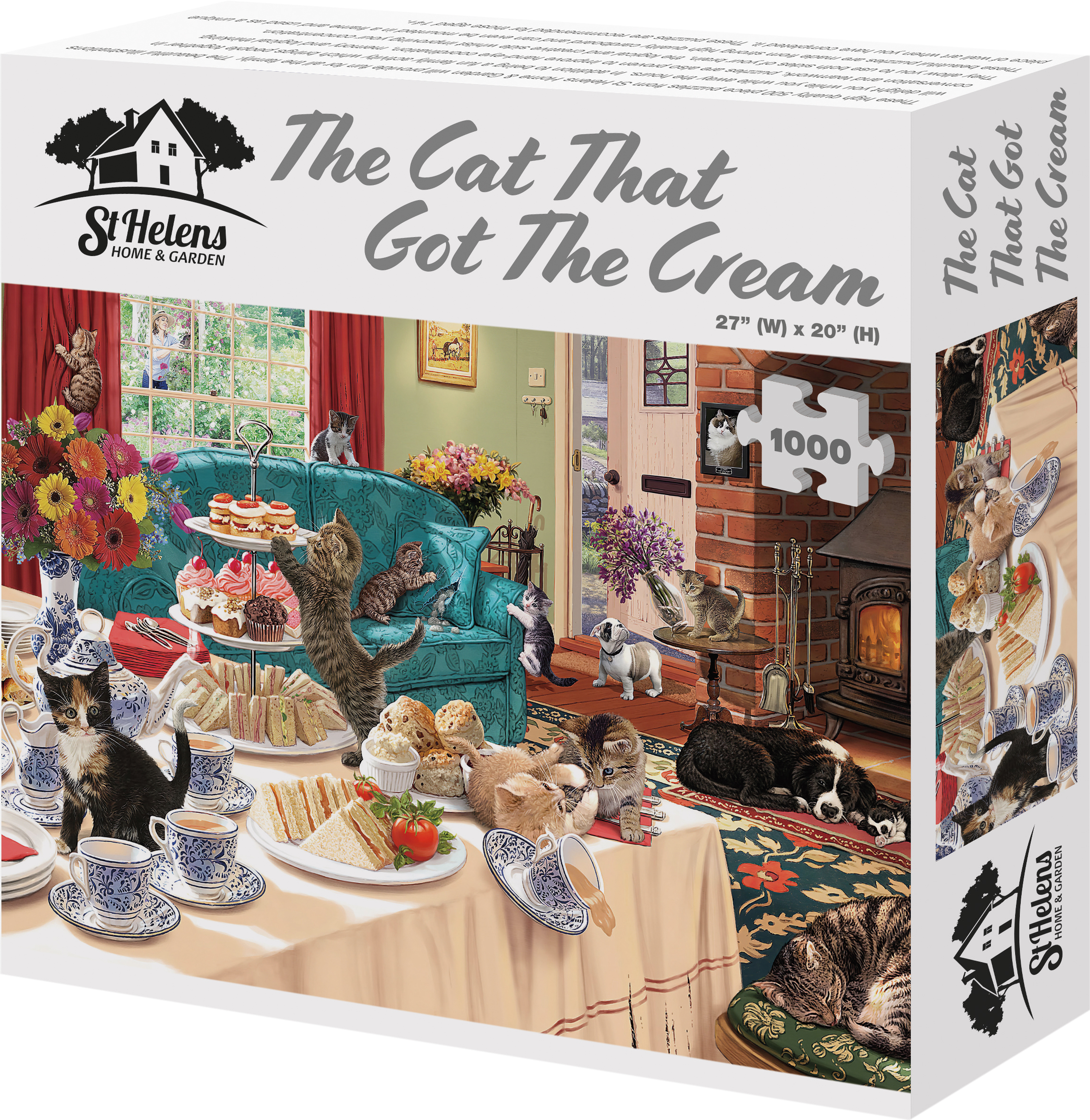 jigsaw puzzle - the cat that got the cream