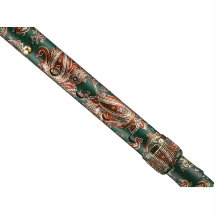 walk on folding walking stick in paisley pattern