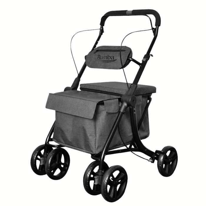 Rumba Deluxe Shopping Trolley folding